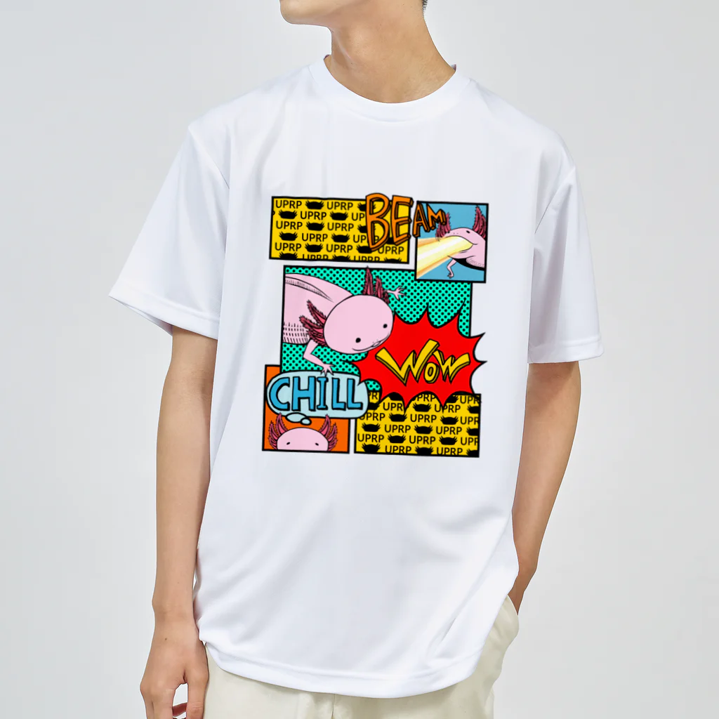 めいぷる工房メキシコサラマンダー支店のアメコミ風サラマンダー Dry T-Shirt