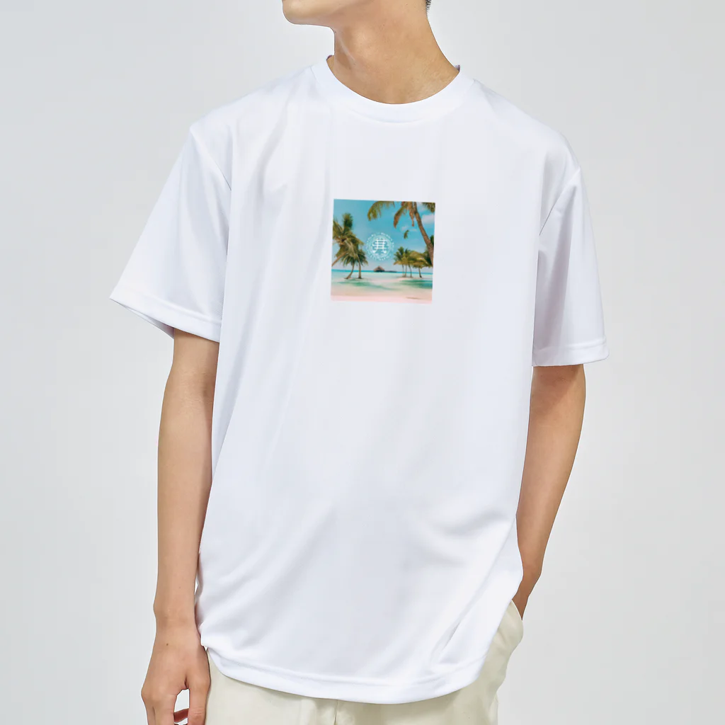 Totally-Fascinatingのモルディブターコイズブルー Dry T-Shirt