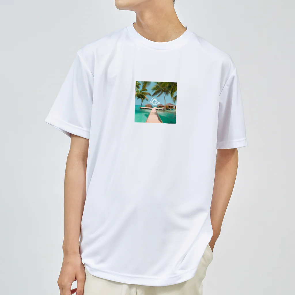 Totally-Fascinatingのモルディブビーチバンガロー Dry T-Shirt