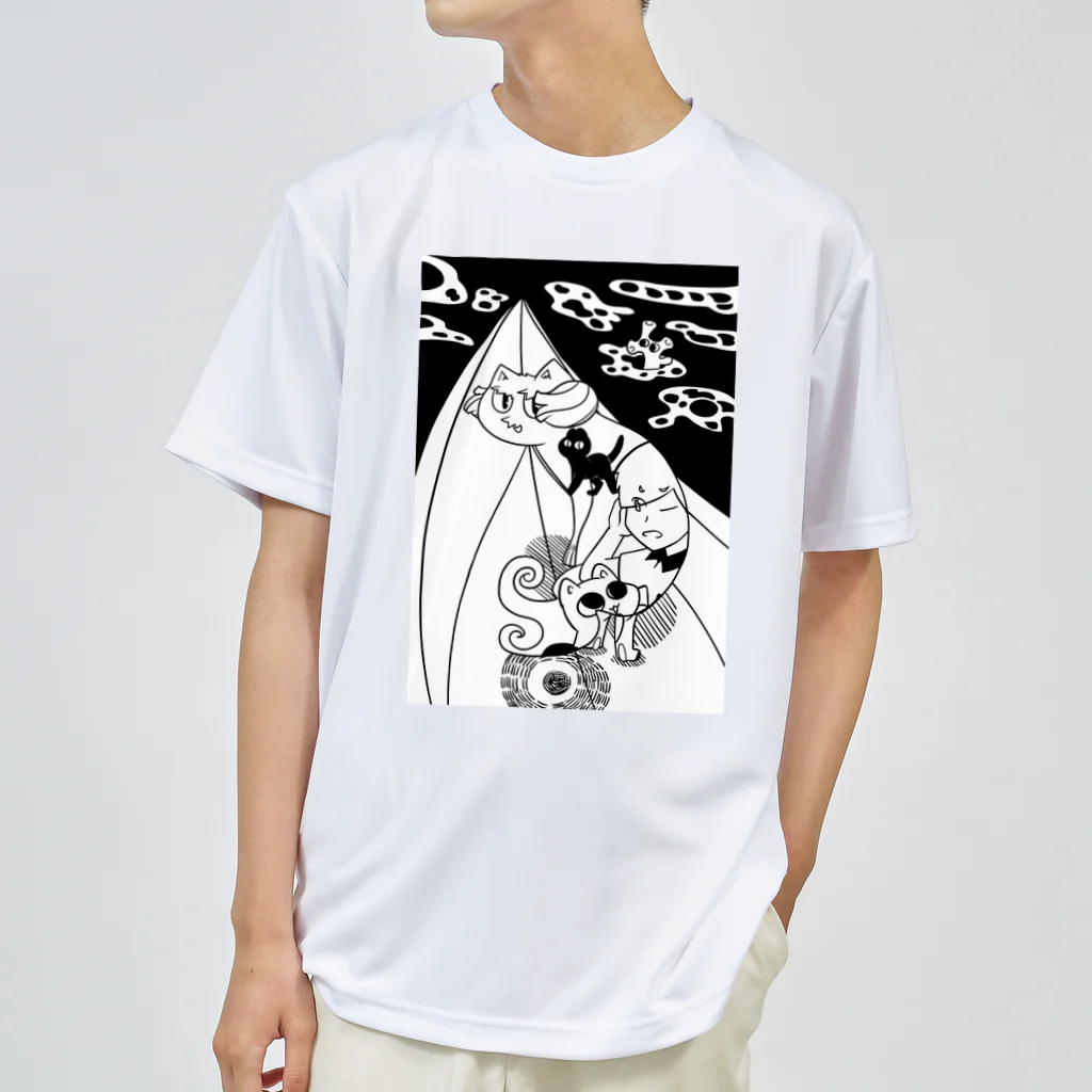 Animaru639のThe and of Cats-004 Dry T-Shirt