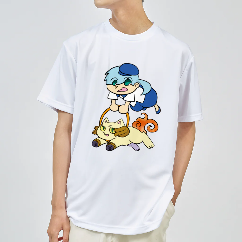 Animaru639のThe Land of Cats-002 Dry T-Shirt