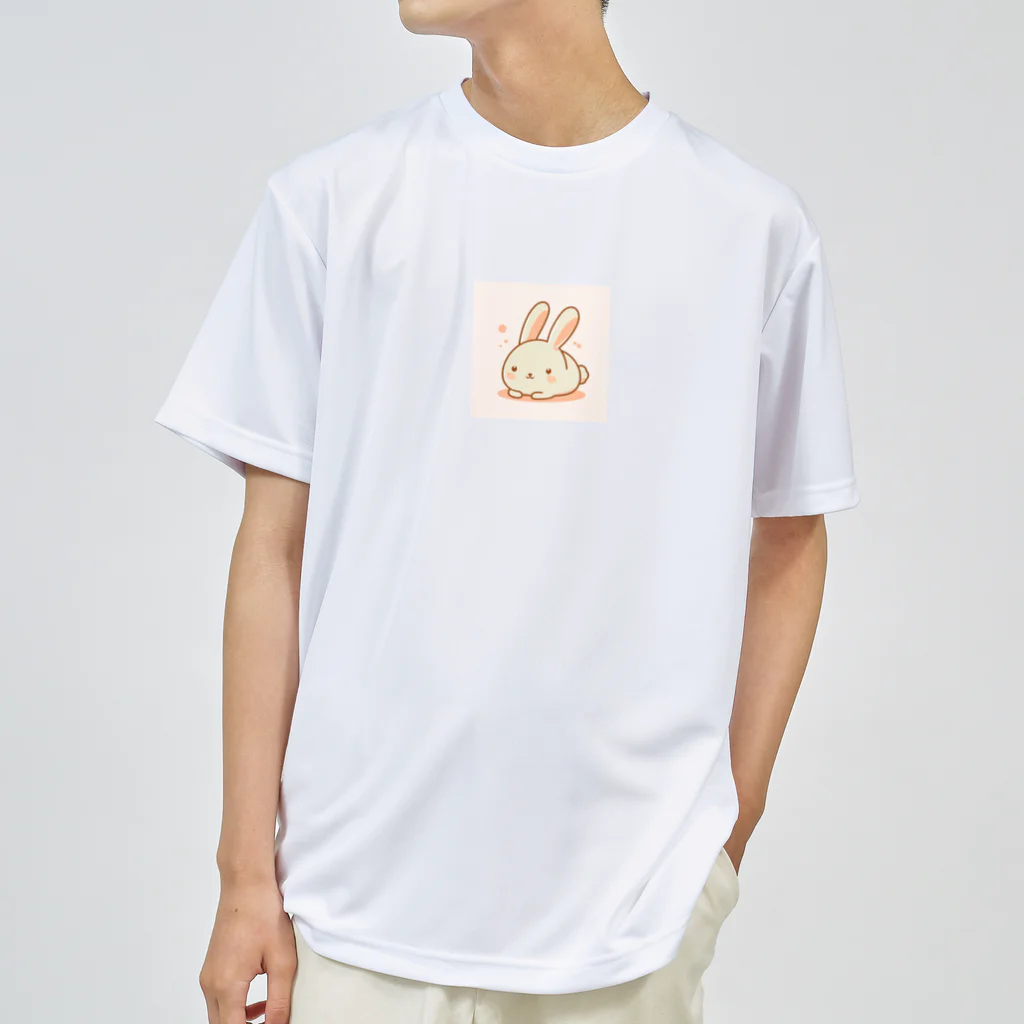 SAKIのウサギのシンプルで可愛いカラーイラスト Dry T-Shirt