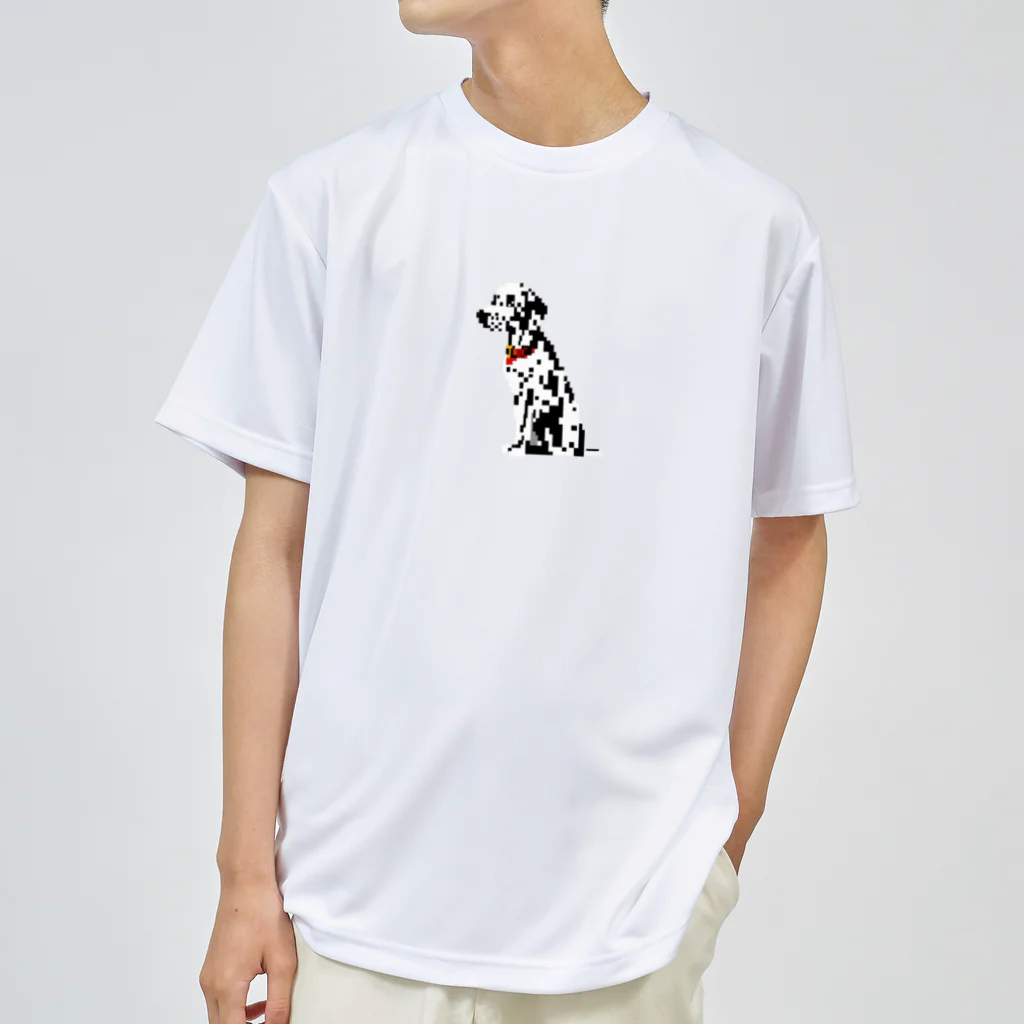 &AIのピクセルアートダルメシアン　2 ドライTシャツ