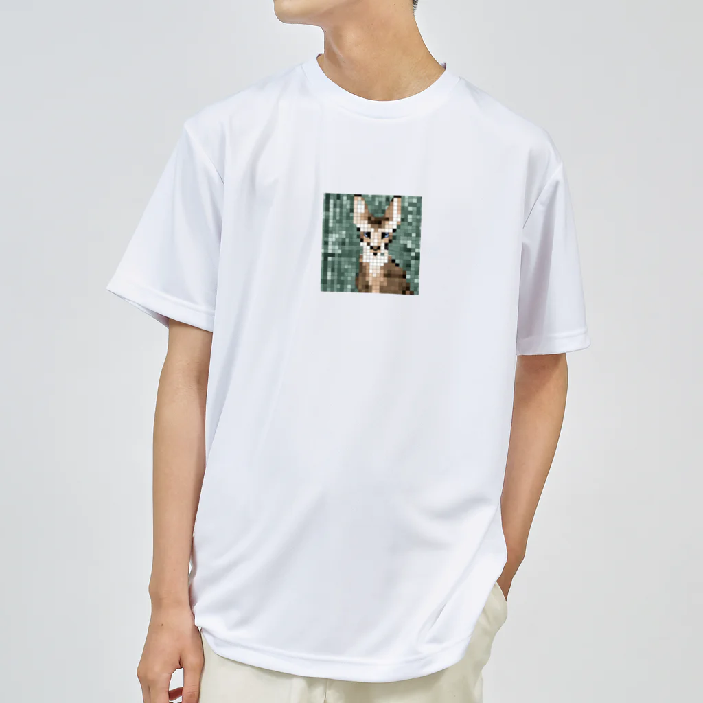 kindonesiaのドット絵のヒマラヤンキャット Dry T-Shirt