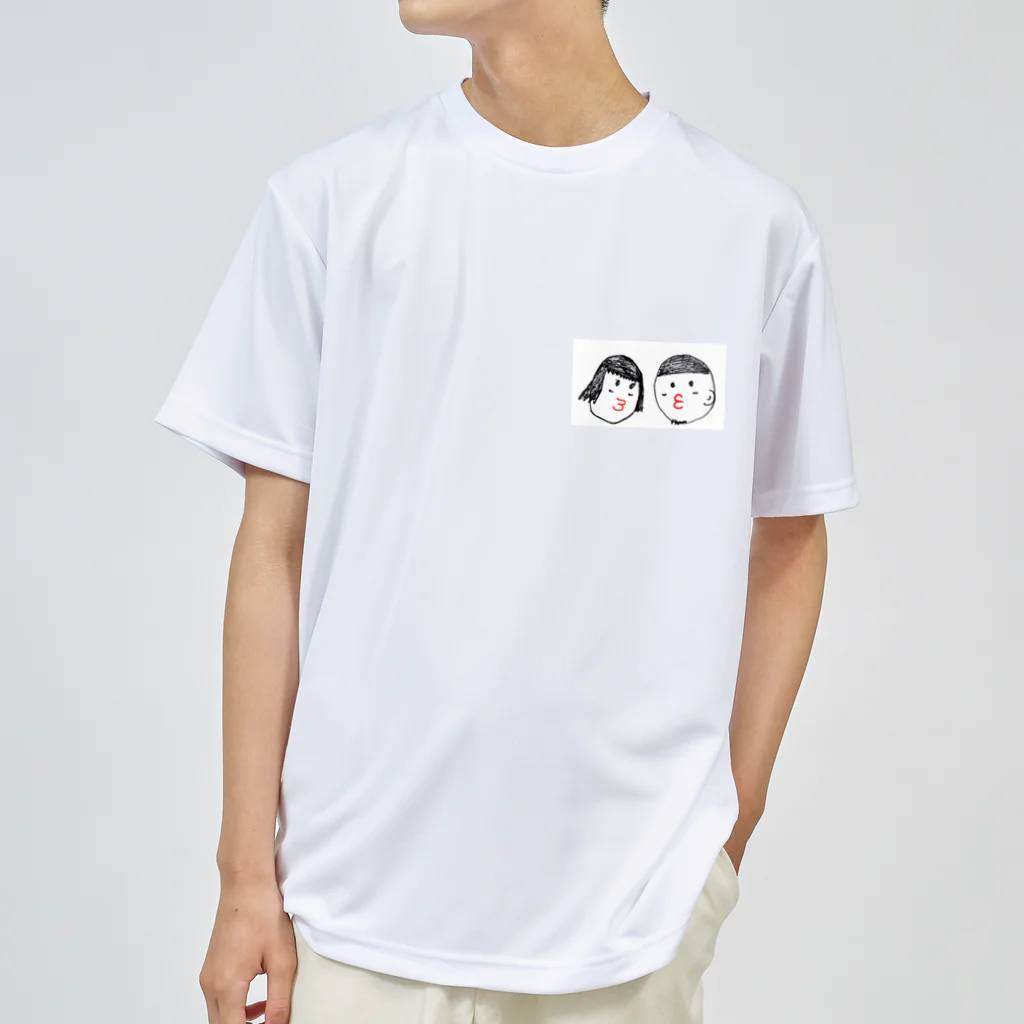 TakuP（たくぴ）のしゅむしゅむ君としゅむしゅむちゃん ドライTシャツ