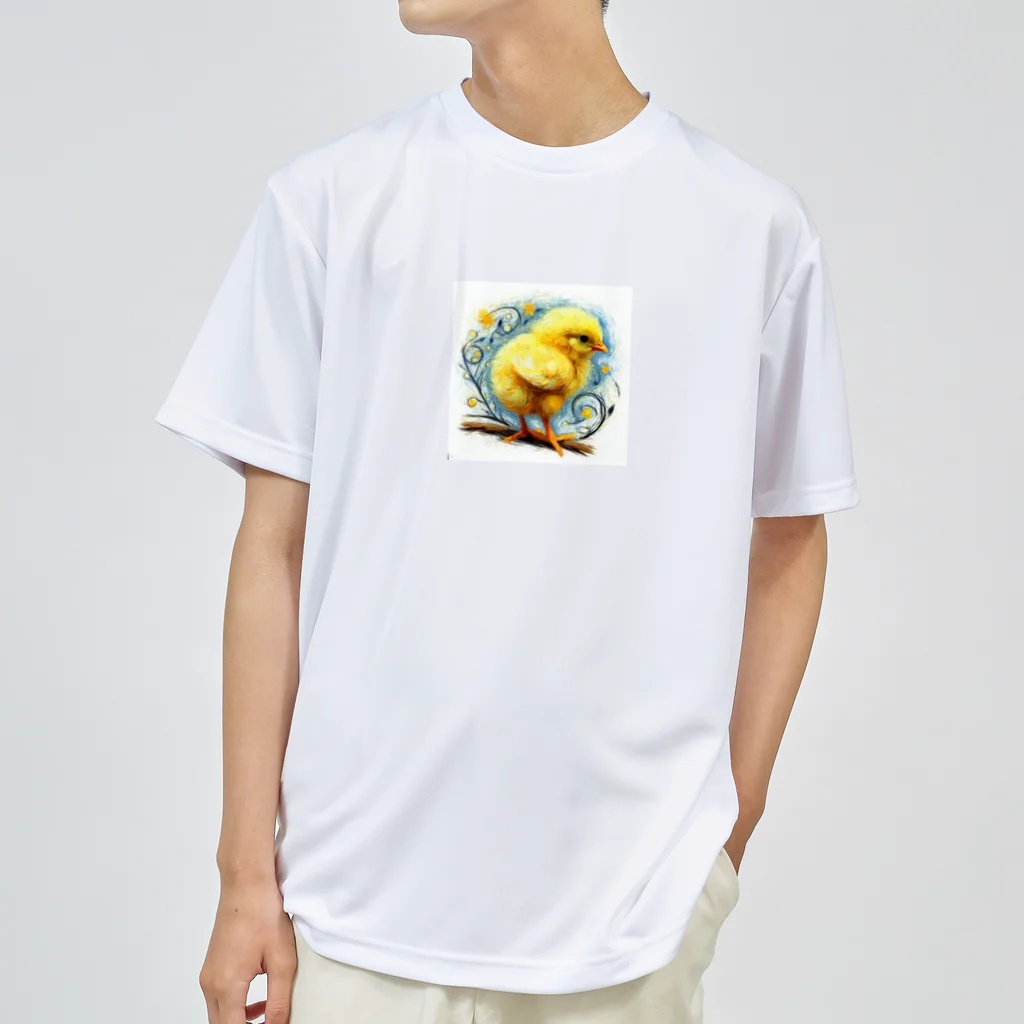 yukikinoの星とかわいいひよこちゃん Dry T-Shirt