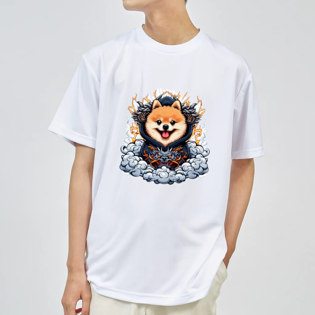 Pom-Dog'sのポメドラゴン Dry T-Shirt