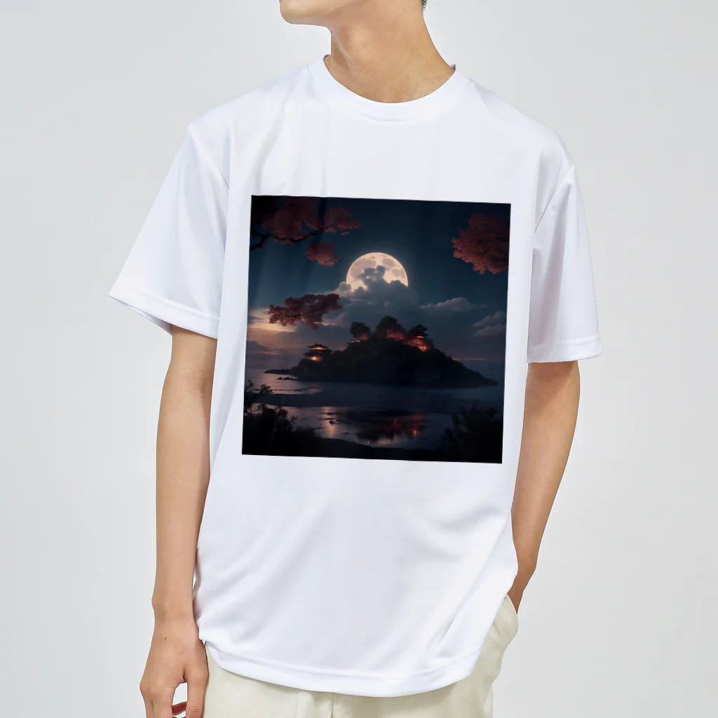 SetsunaAIの綺麗な夜空のグッズ ドライTシャツ