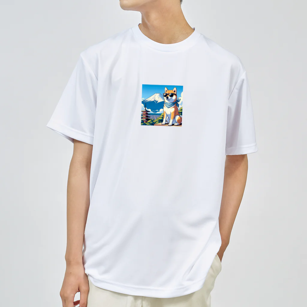 ピヨっこのサングラス犬　【銀次郎】 Dry T-Shirt