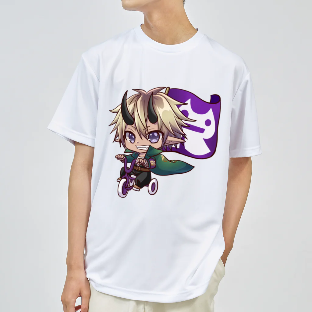 ロキのロキロキ団三輪車アバ雷炎ちゃん Dry T-Shirt