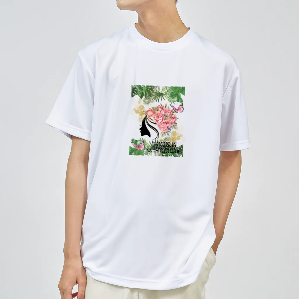 cammy_のLIVING IN HARMONY WITH NATURE Dry T-Shirt