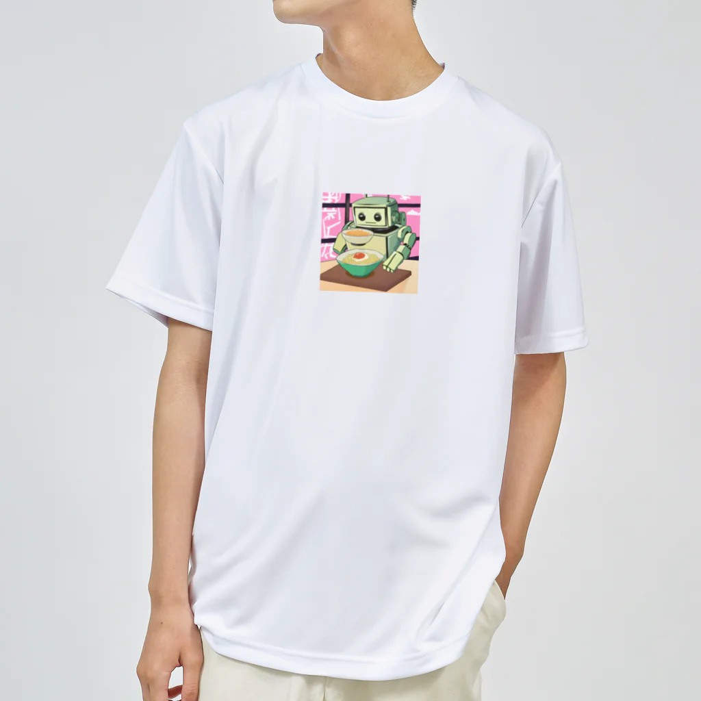 pepe55の札幌ラーメンを愛するロボ ドライTシャツ