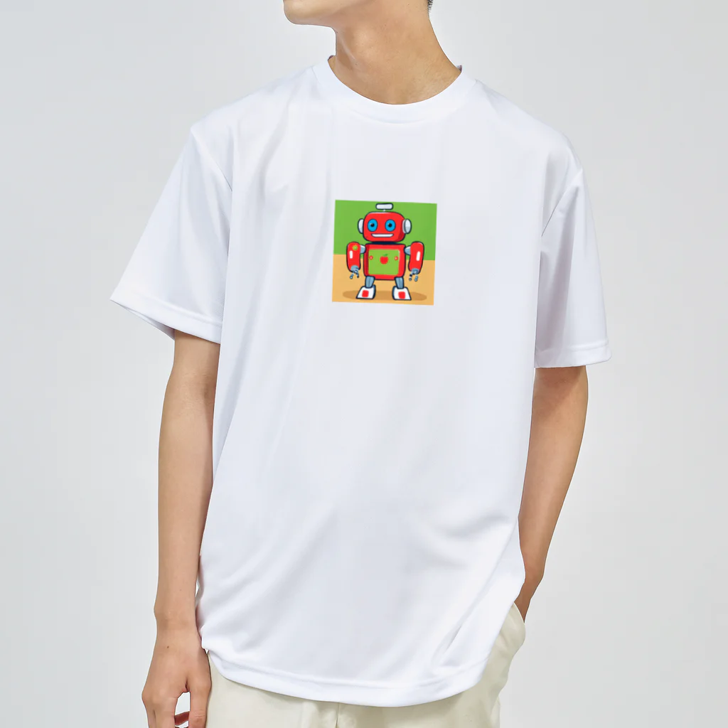 pepe55の青森　 "津軽のりんごガードロボット" ドライTシャツ