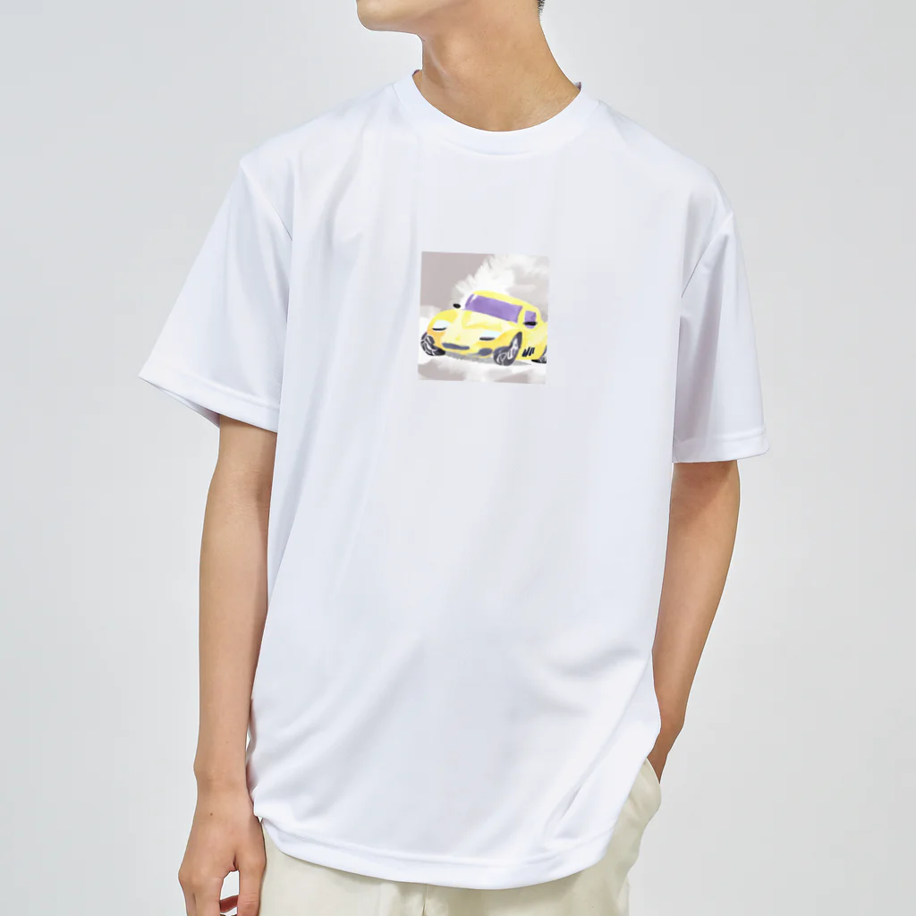 katapiiiの人気！水彩画風スポーツカー Dry T-Shirt