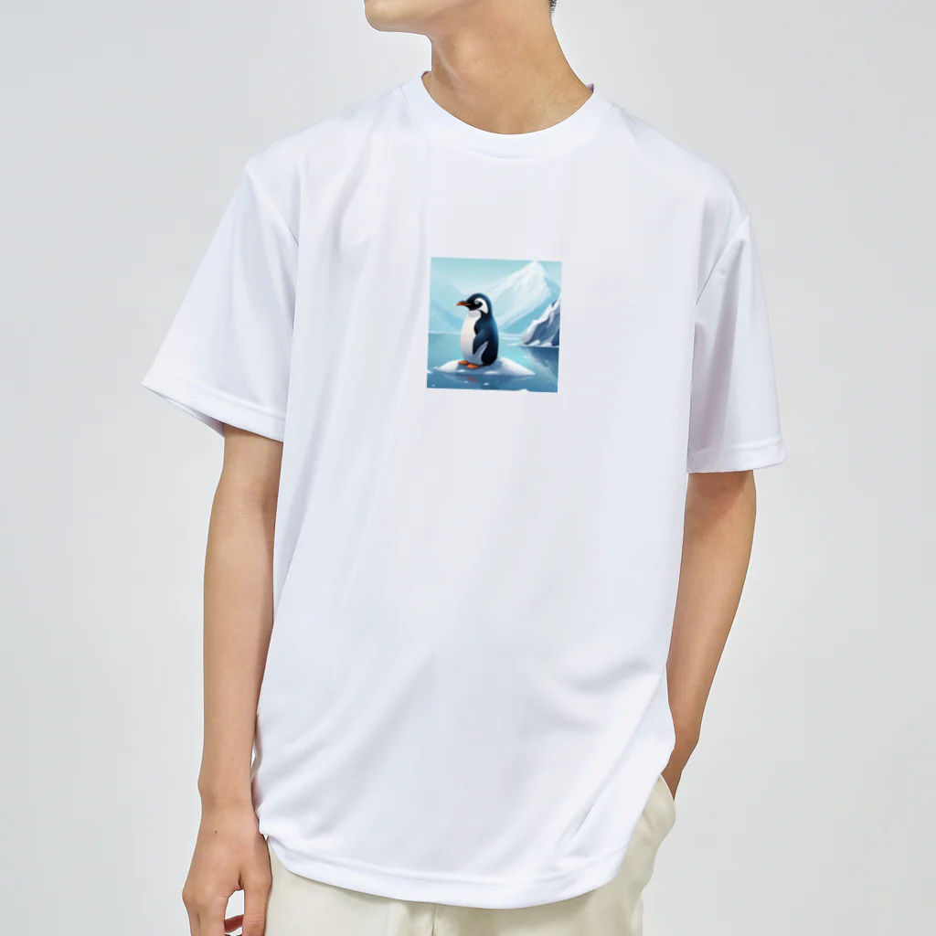 AIワクワクのイラストのペンギン Dry T-Shirt