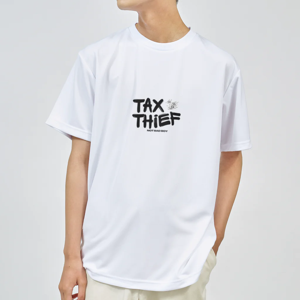 WA-TA craftのtax thief　(税金泥棒) ドライTシャツ