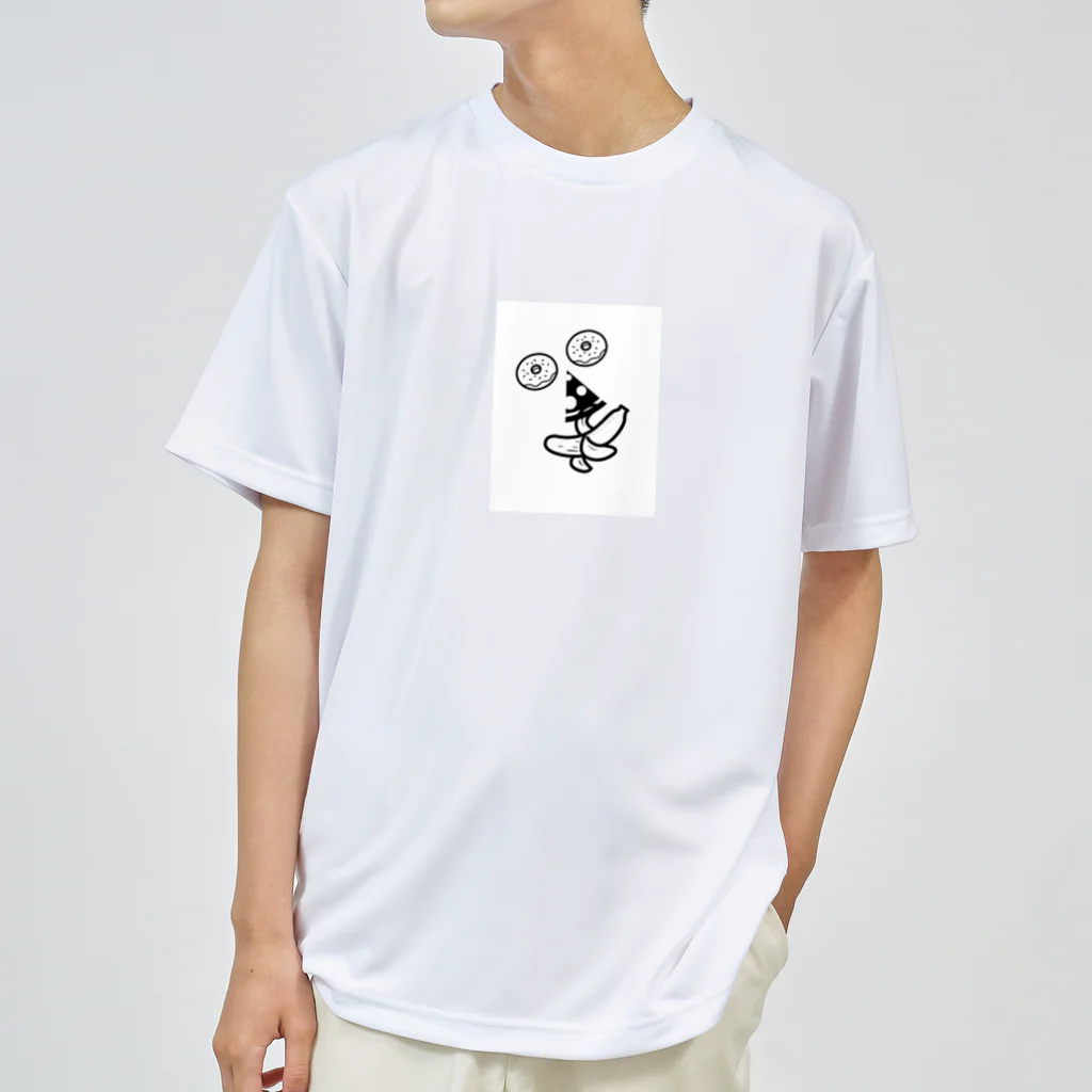 yokosonの食べ物アート顔 Dry T-Shirt