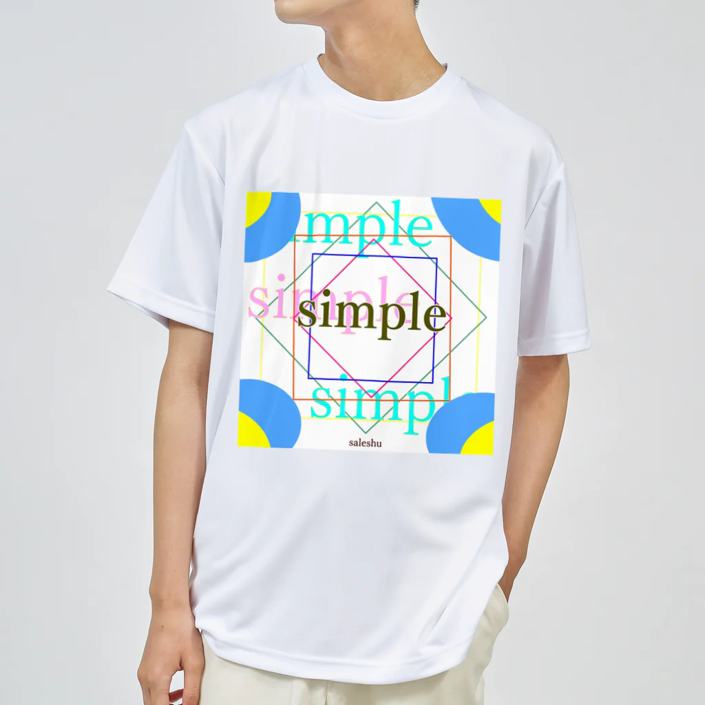 saleshuのsimple8 ドライTシャツ