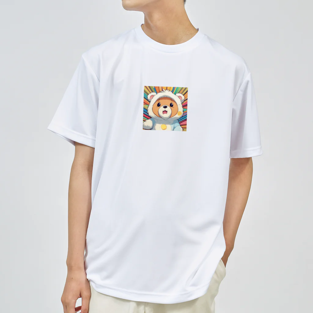 maloneyの被りものクマちゃん Dry T-Shirt