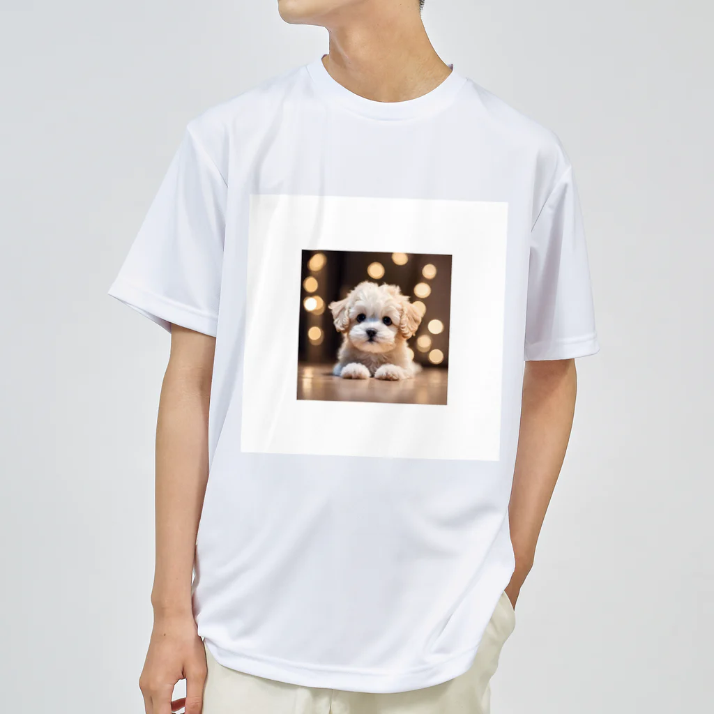 MESAMESAの可愛い子犬 Dry T-Shirt