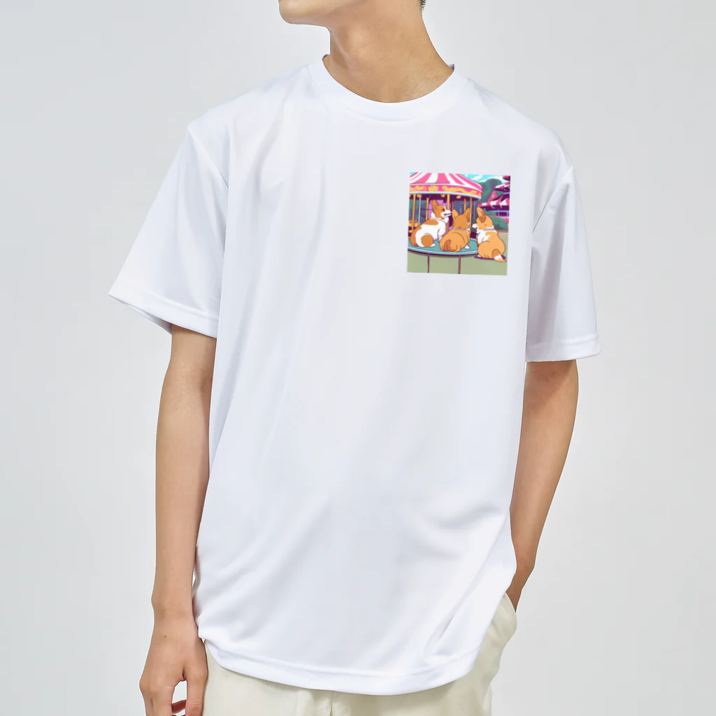 Cute dogsのI love my dogs Dry T-Shirt