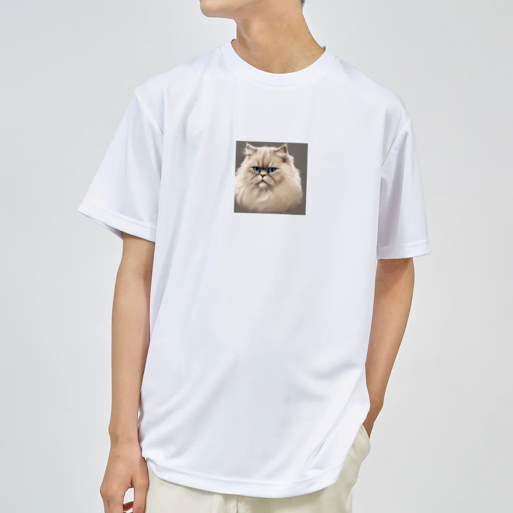 千裕アトリエ（いつもありがとう）のペルシャキャット（Persian Cat） Dry T-Shirt