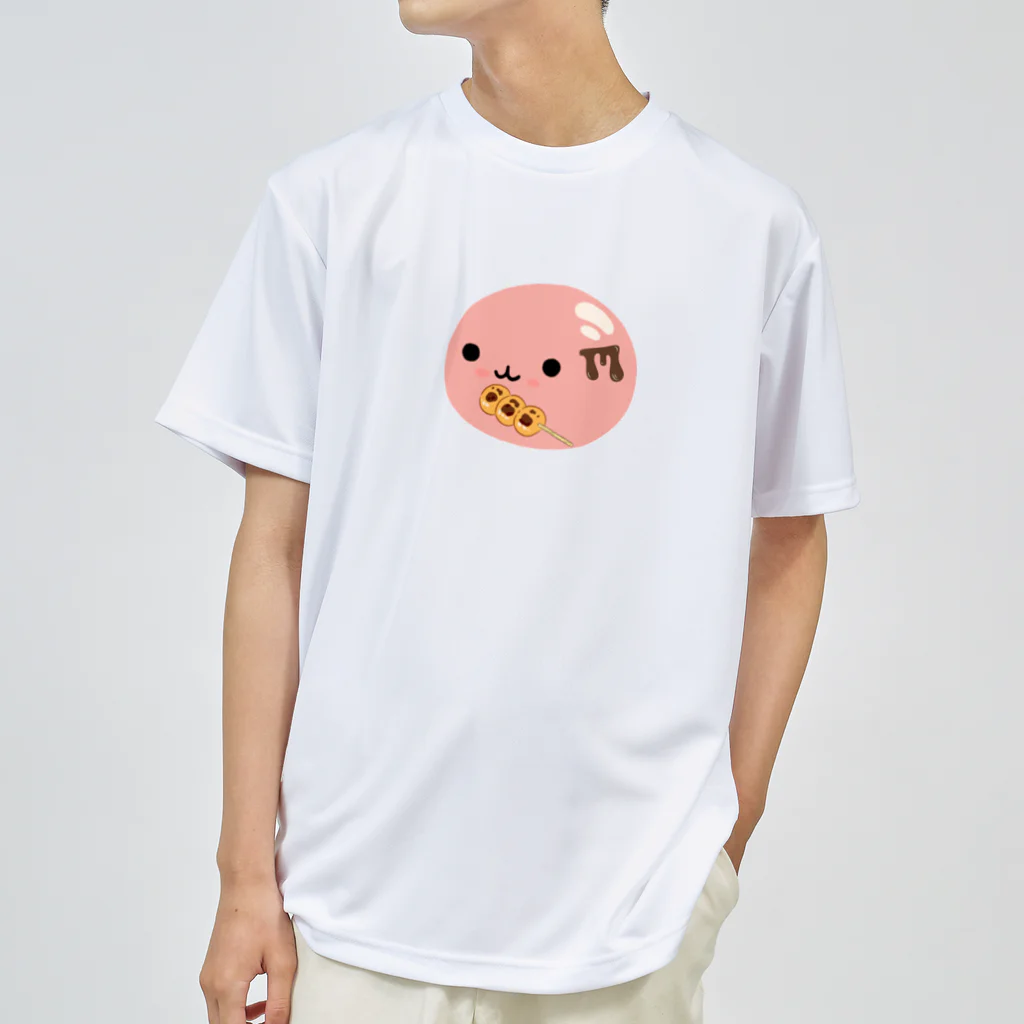 みたらし団子のふたたまちゃんのみたらし団子のふたちゃん ドライTシャツ