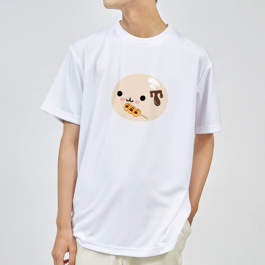 みたらし団子のふたたまちゃんのみたらし団子のたまちゃん ドライTシャツ