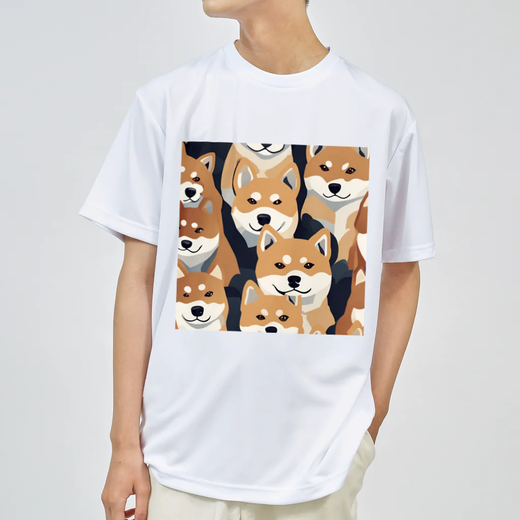 pinetreeの柴犬 マルチ ドライTシャツ