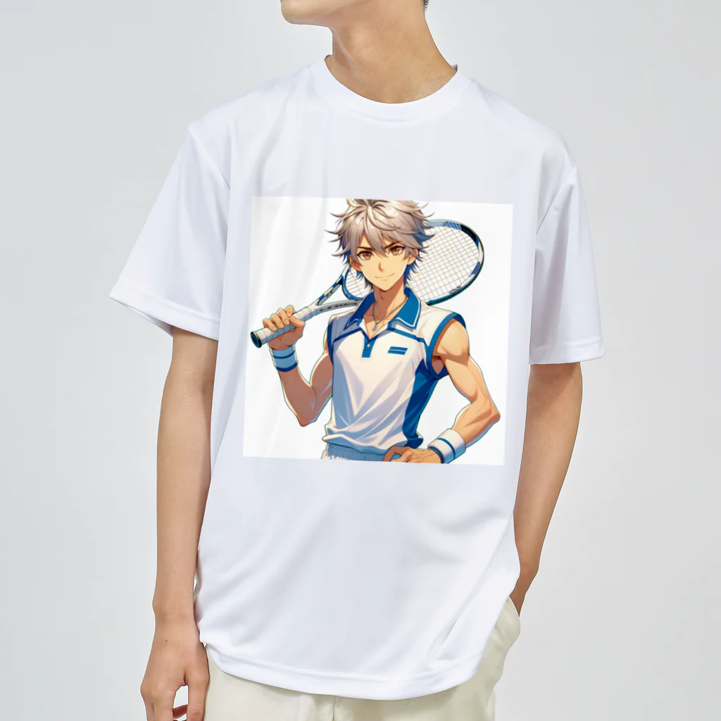 セキネ動画編集者@sun-light-webのテニスプレイヤーTakashiくん Dry T-Shirt