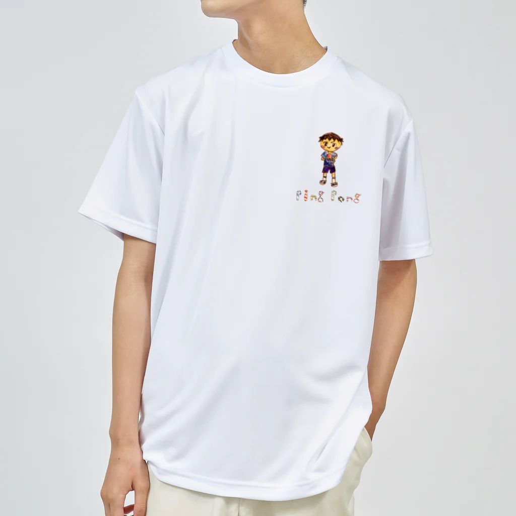 takafumi-777の卓球少年TAKAくん ドライTシャツ