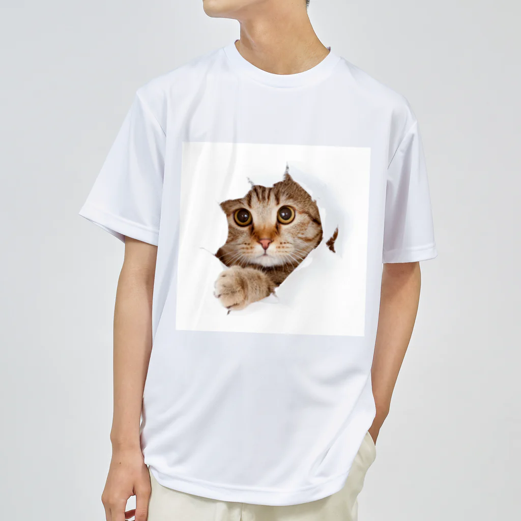 Ryo007の可愛い猫グッズ ドライTシャツ