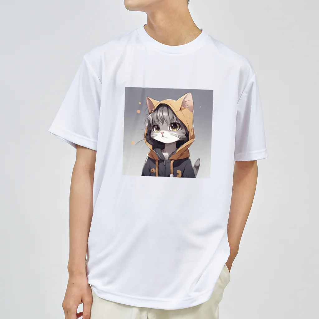 陽だまりshopのパーカー猫 ドライTシャツ