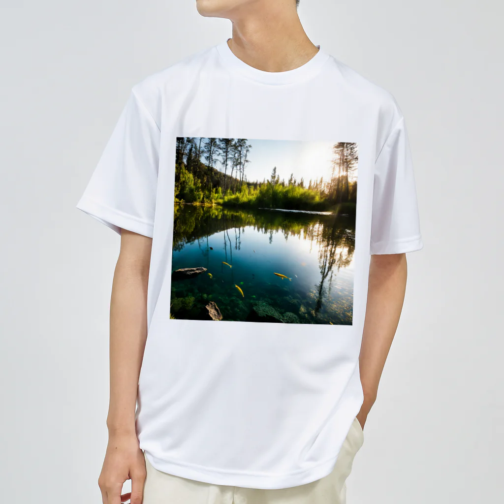 No Fishing No Life のここで釣りをさせて下さい! Dry T-Shirt