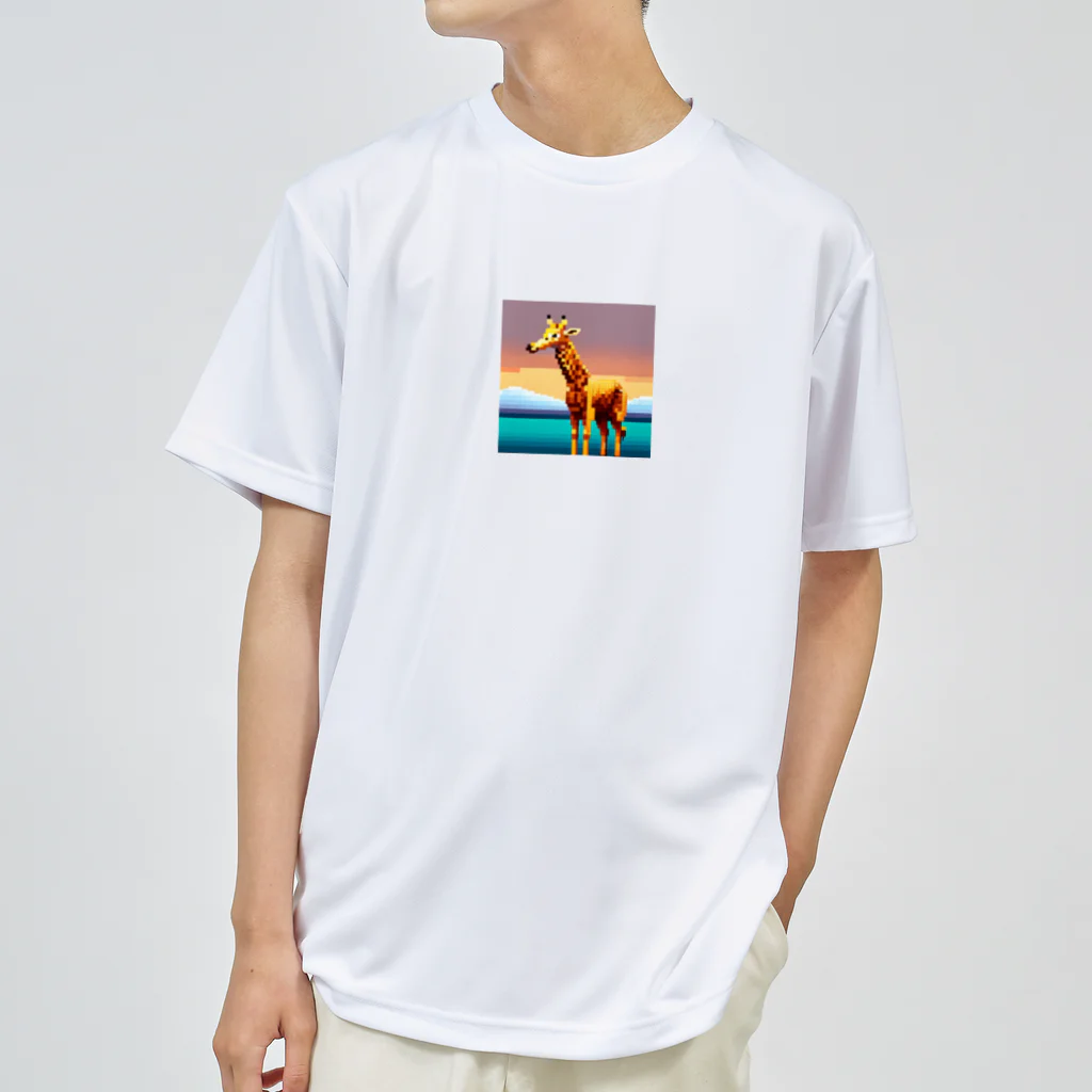 Zep11138のドット絵キリン Dry T-Shirt