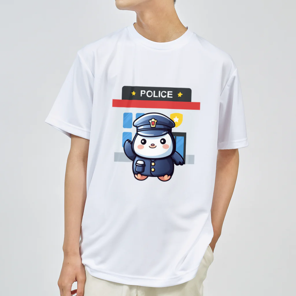 MistyStarkのペンギン警察官 ドライTシャツ