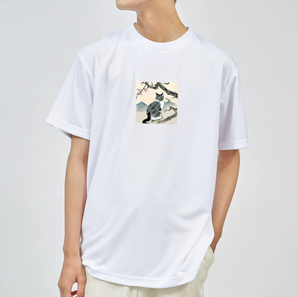 浮世絵デパートの浮世絵猫 ドライTシャツ