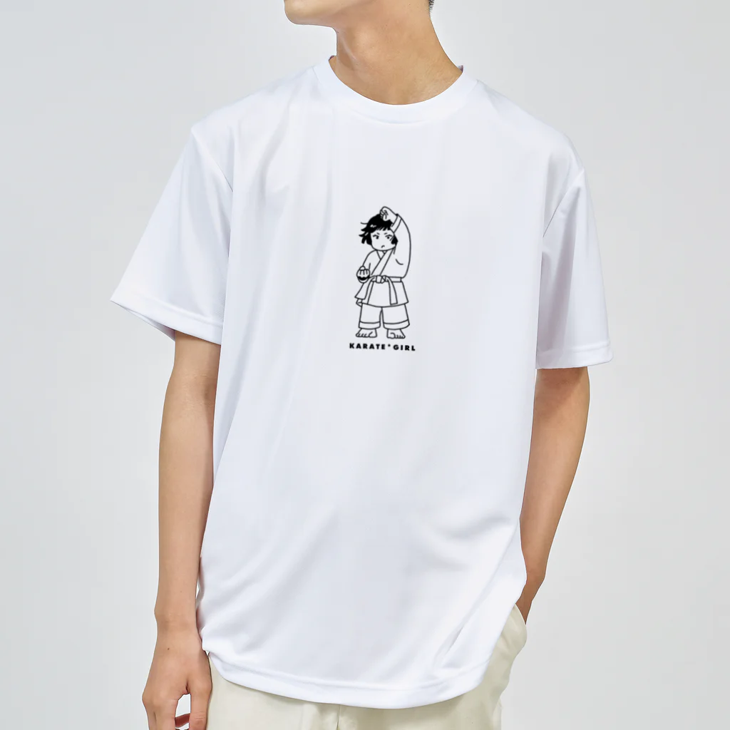 徳宮なっつのKARATE GIRL_透明 ドライTシャツ