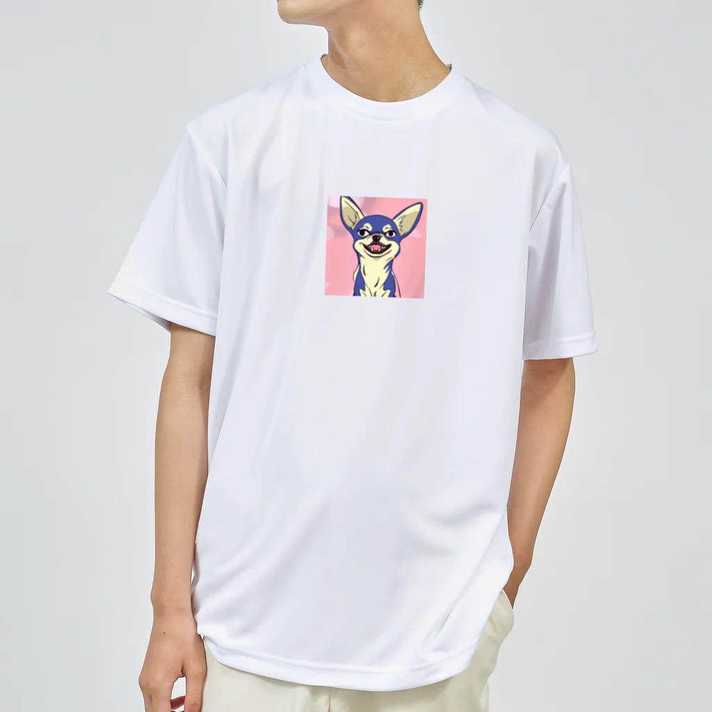 kuchibueyaのチワワ　 ドライTシャツ