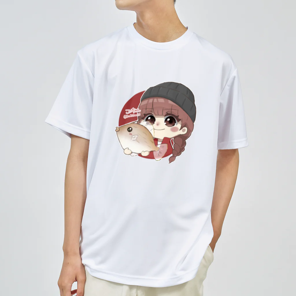 釣り師こしっちゃんのこしっちゃんカワハギバージョン ドライTシャツ