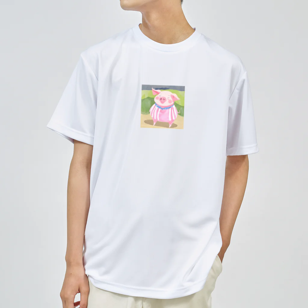 Yumexの豚のブーちゃん Dry T-Shirt