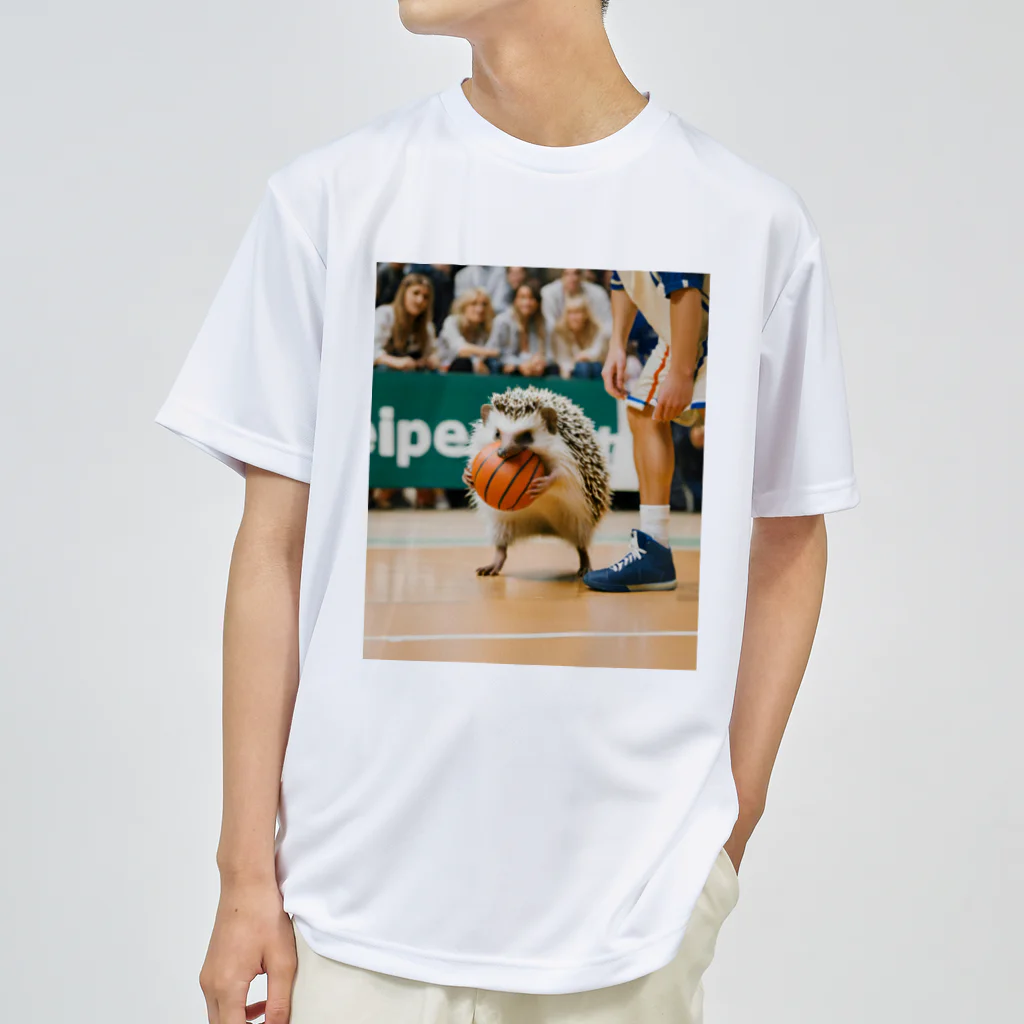 すみのーるのバスケをするハリネズミ Dry T-Shirt