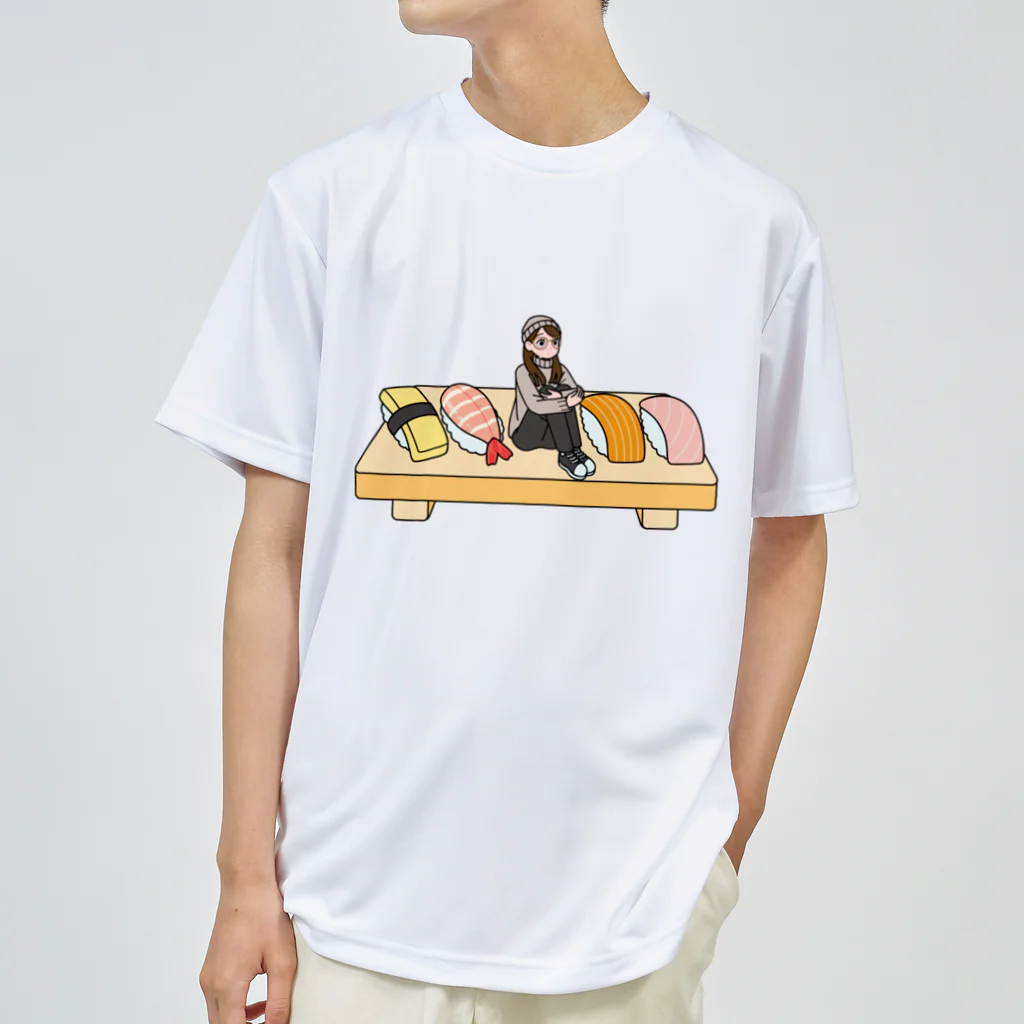 ウルトラおすしちゃんです🍣🍣🍣🍣のすしげたウルすし Dry T-Shirt