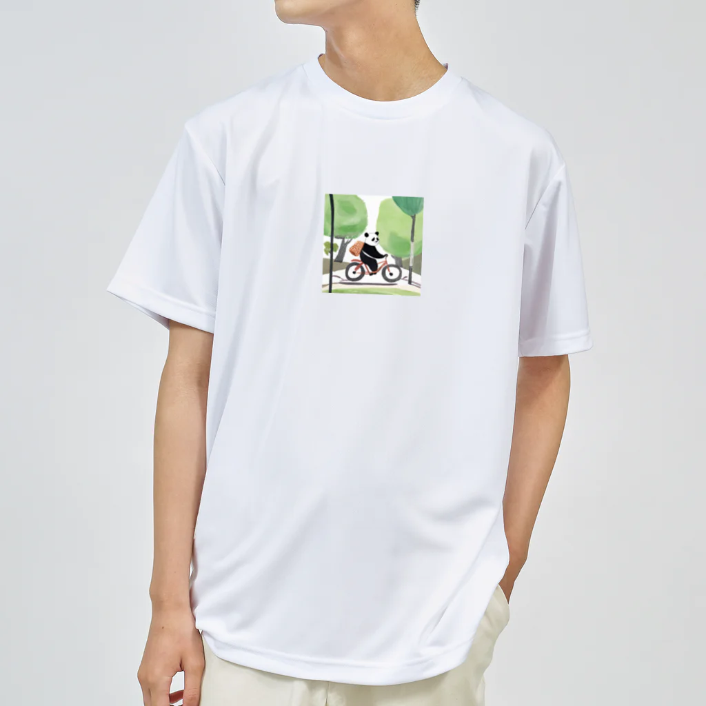 ZOZOZONの自転車パンダ Dry T-Shirt