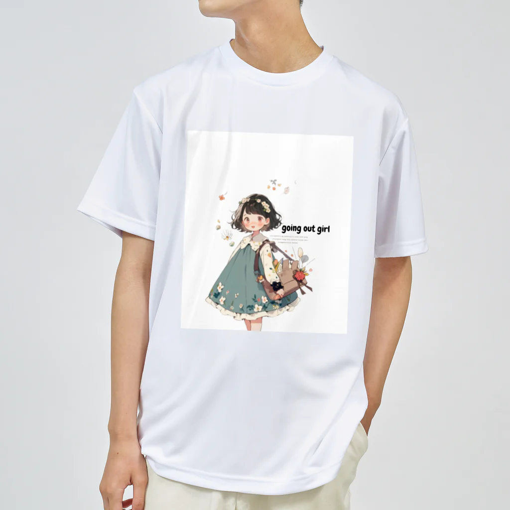 piyotanpiのgoing out girl Dry T-Shirt