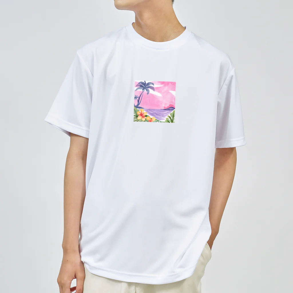 Sweet_moonLaboのHawaii　海とハイビスカス Dry T-Shirt