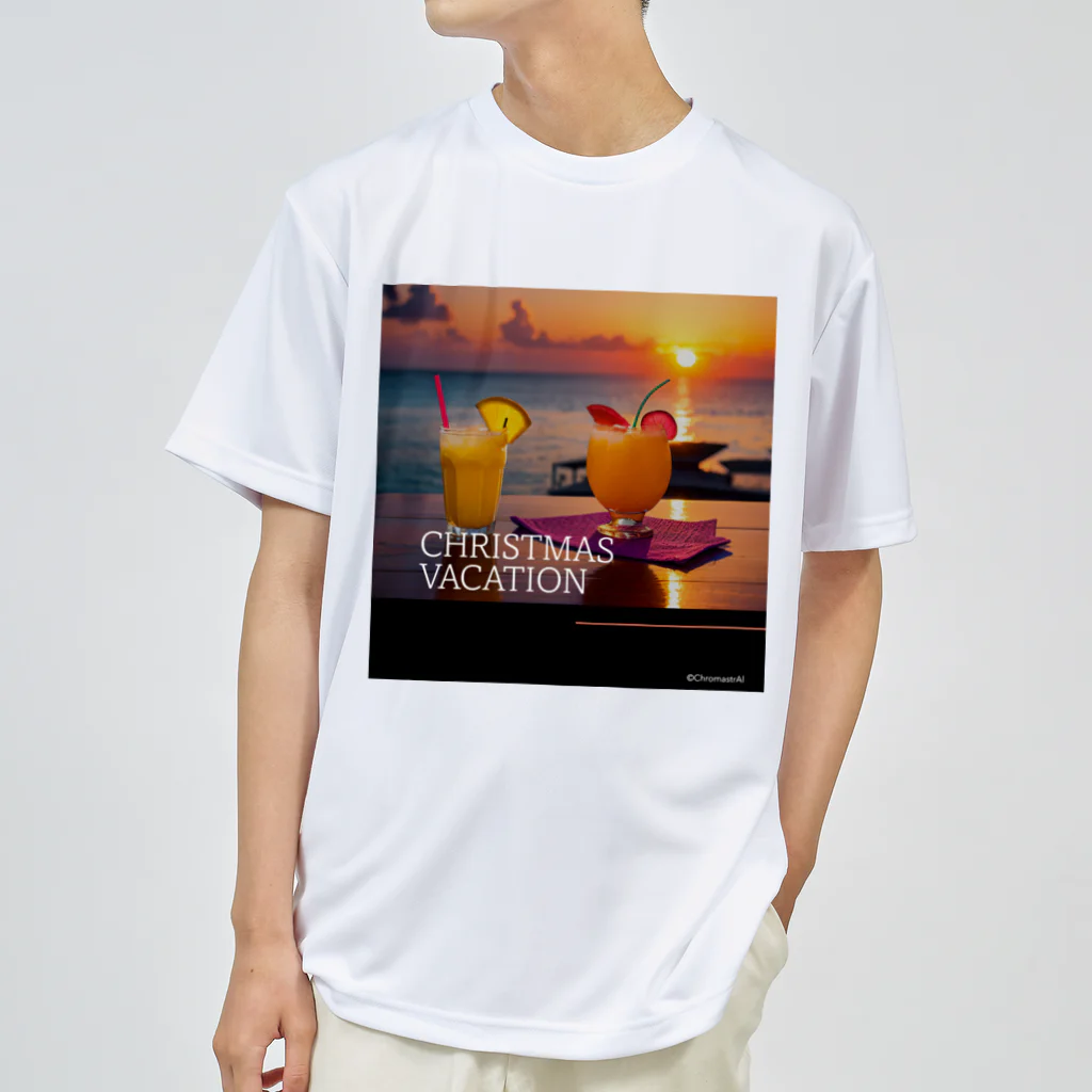 ChromastrAlのクリスマス休暇 ドライTシャツ