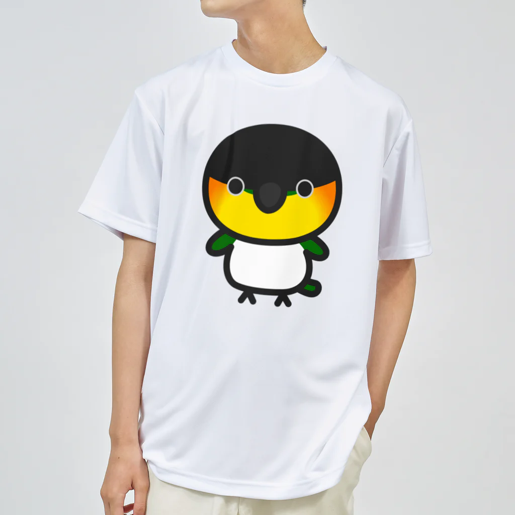 いんこ屋堂のズグロシロハラインコ ドライTシャツ