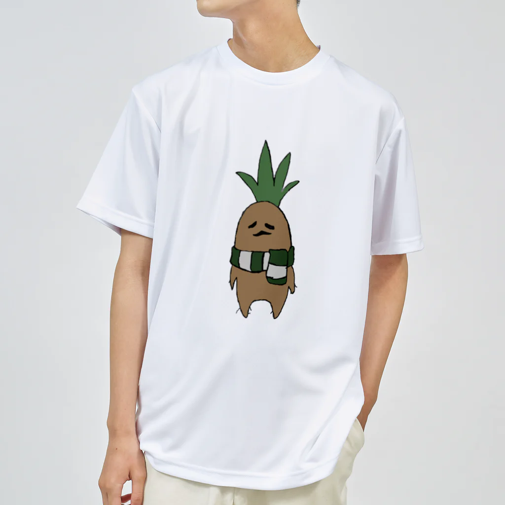 mandrake_chanのﾏﾝﾄﾞﾚちゃん(マフラー付) ドライTシャツ