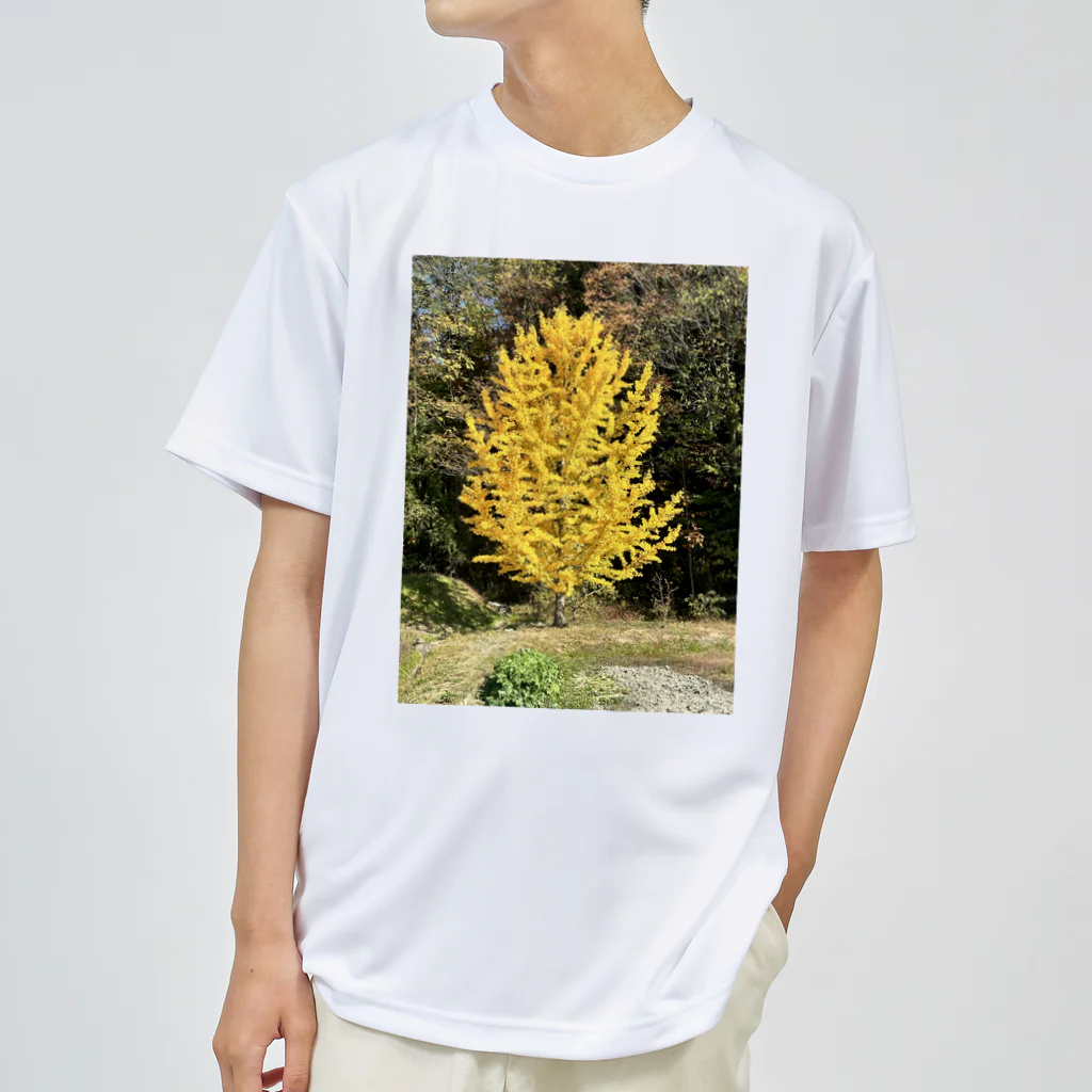 enjoy life shopの安曇野のイチョウの写真グッズ ドライTシャツ